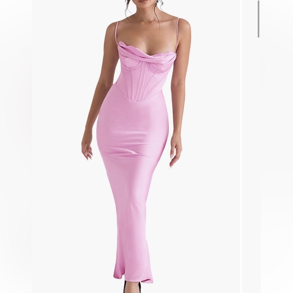 House of cb Charmaine corset dress (XS) color pink